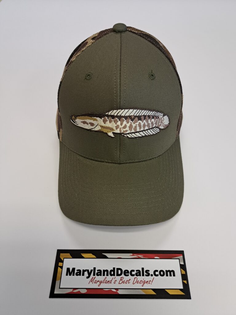 Snakehead fish hat 