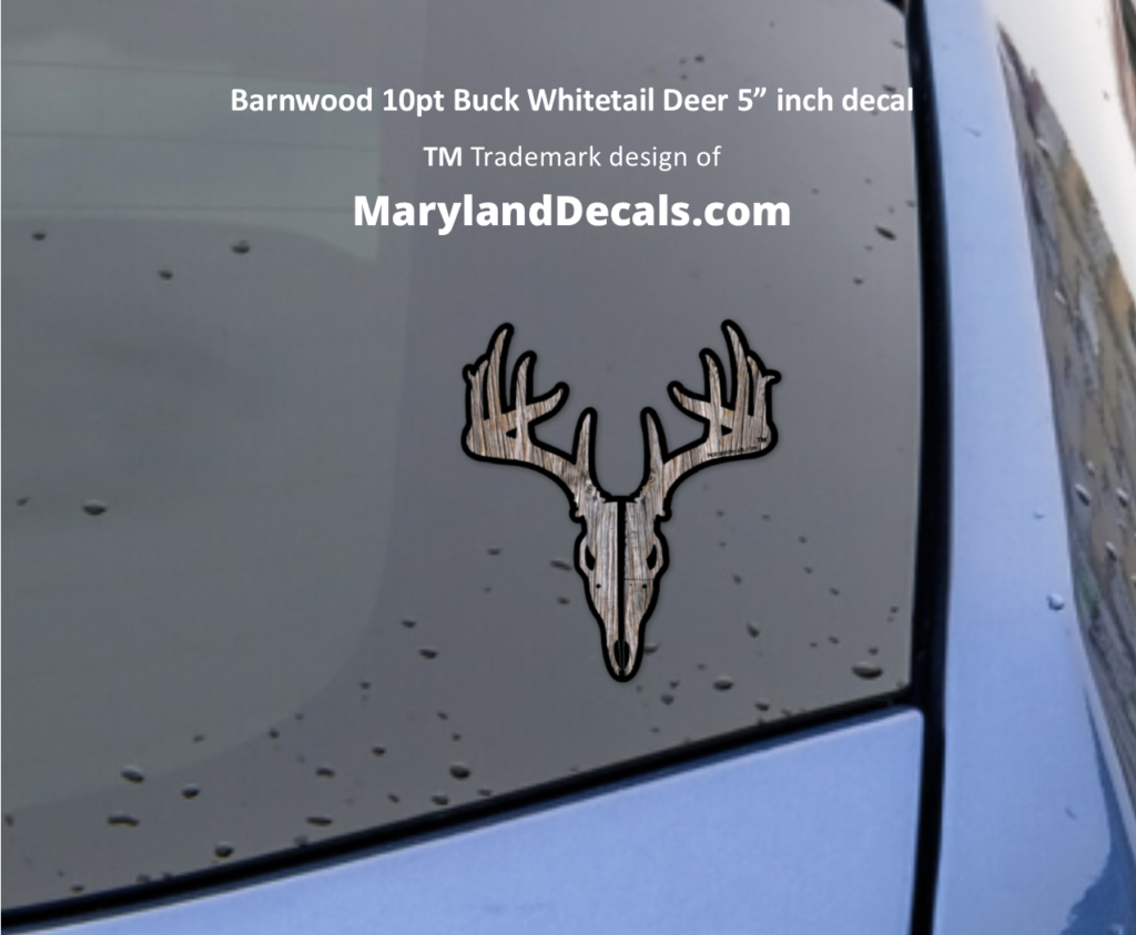Maryland Buck decals