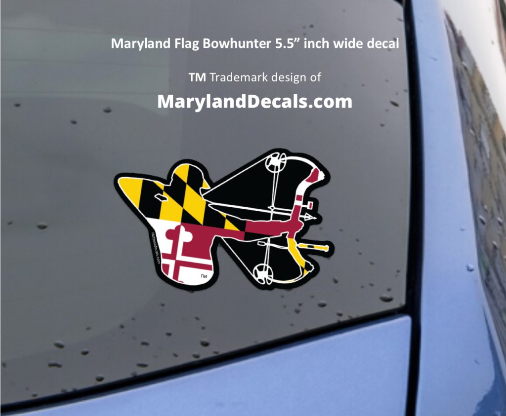 Maryland bowhunter decal