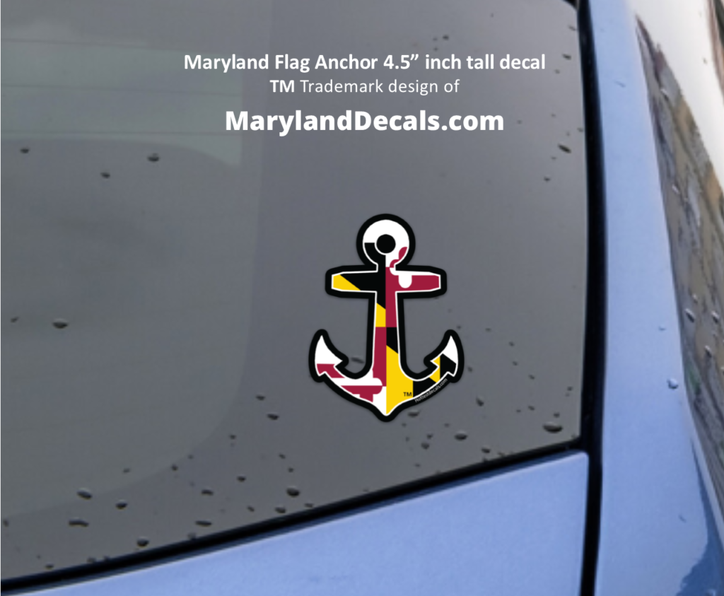 Anchor decal sticker MarylandDecals.com