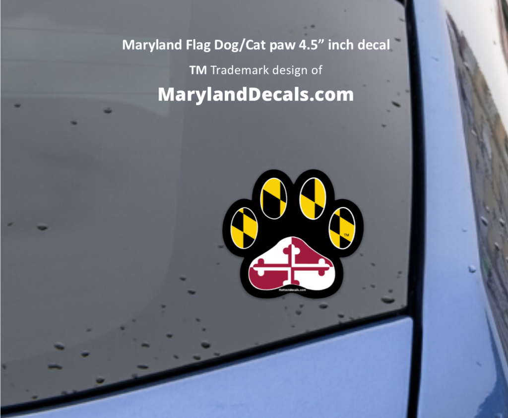 AMERICAN CAT PAW DECALS 