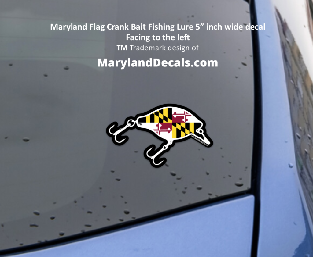 MARYLAND FISH LURE DECAL