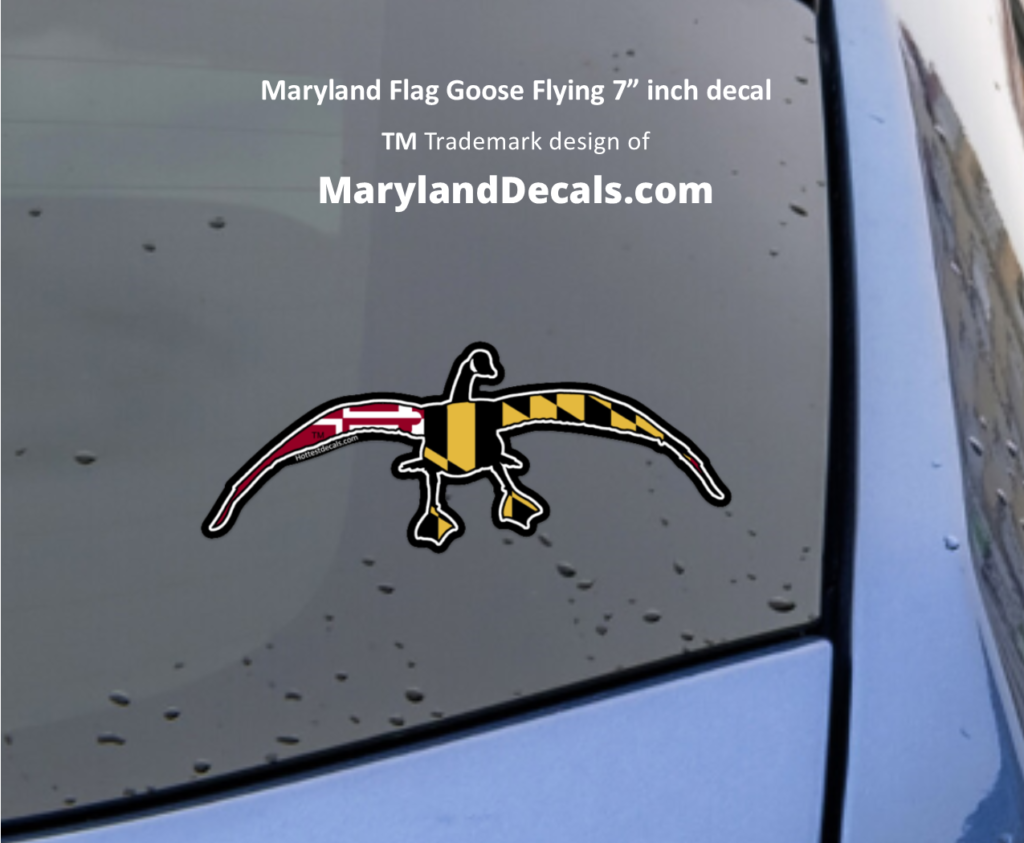 Maryland Goose decals