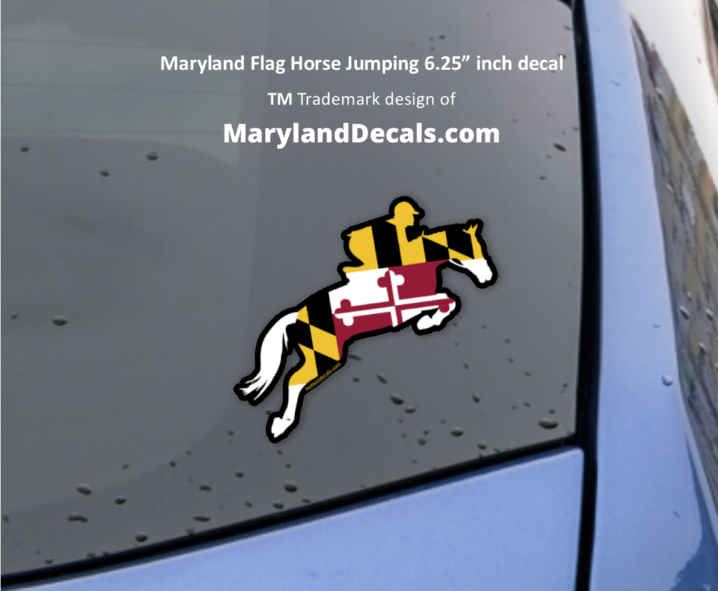 Maryland Horse decal sticker