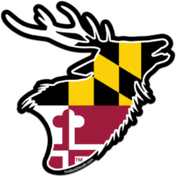 Maryland Sika deer decal MarylandDecals.com