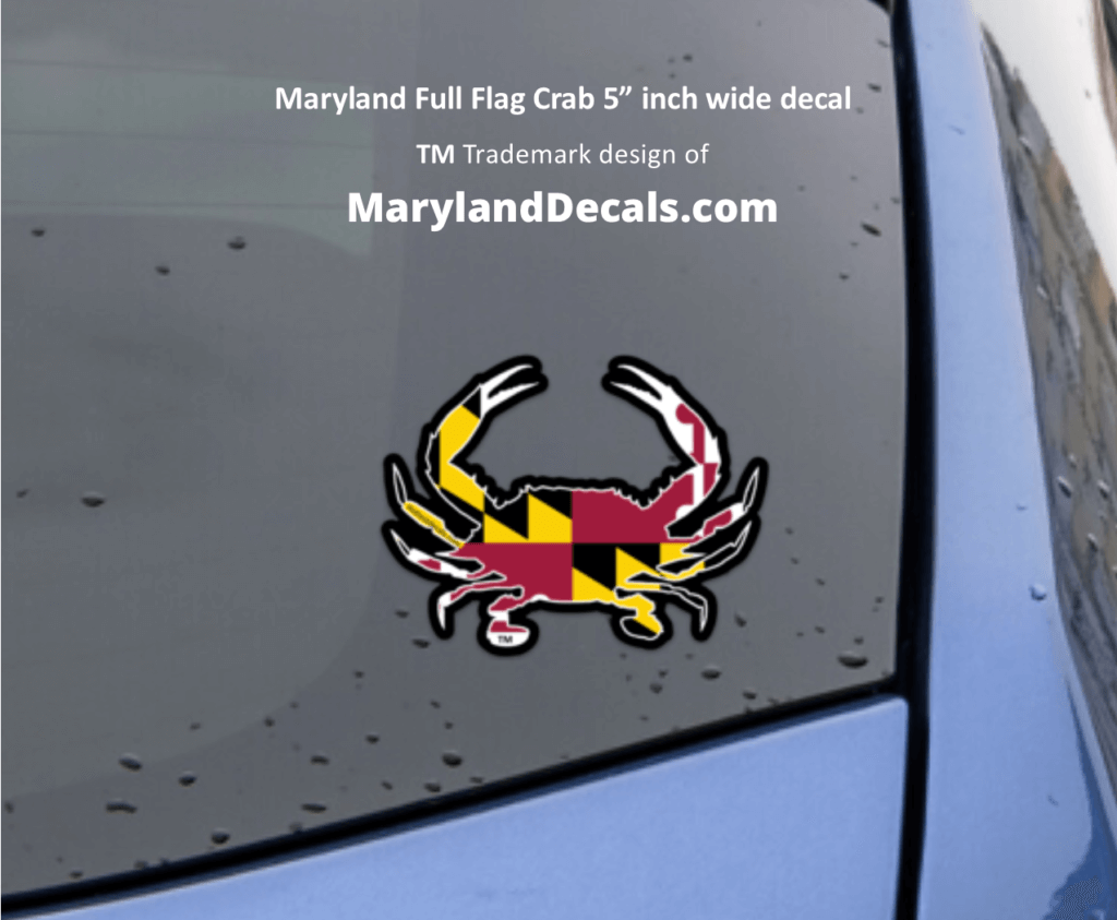 Maryland Crab decal