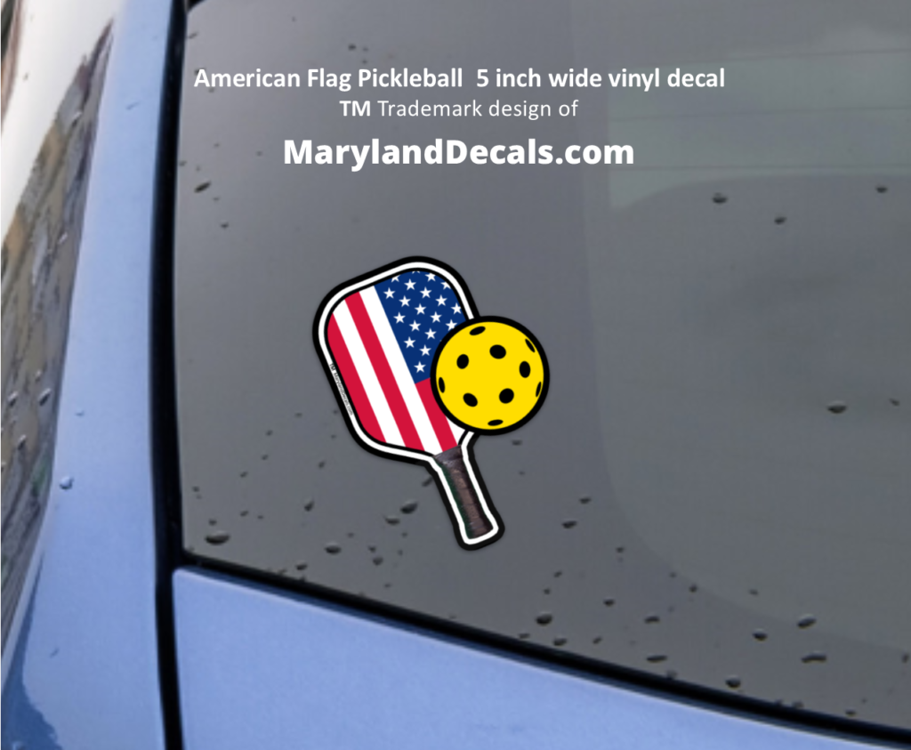 American Flag pickleball deca