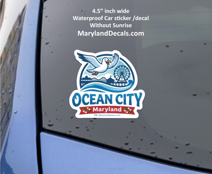 Ocean City car decal
