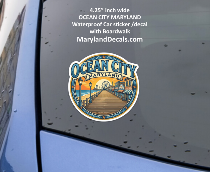 Ocean City Boardwalk sticker